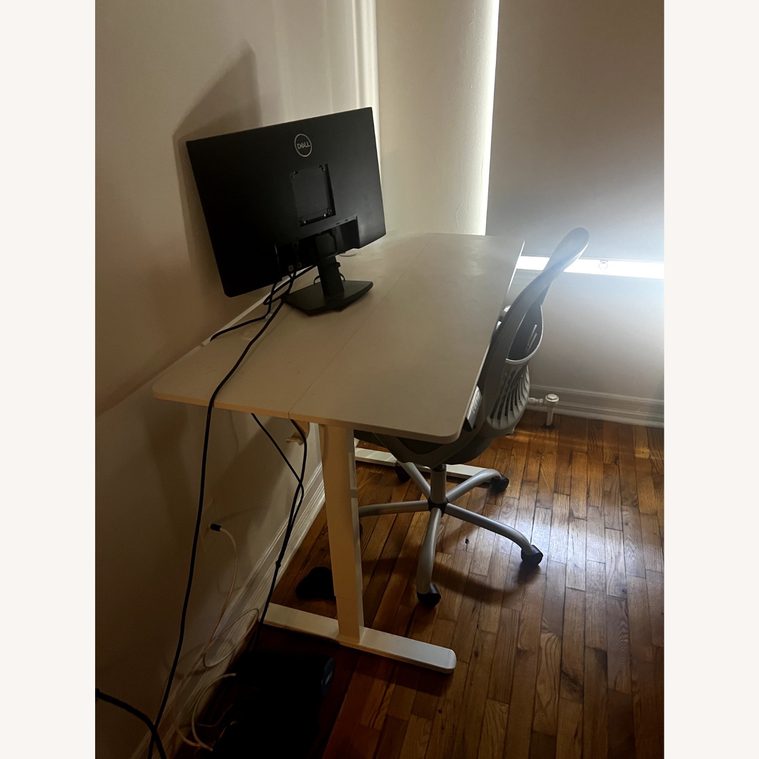 Wayfair White Standing & Height-Adjustable Desk - image-3