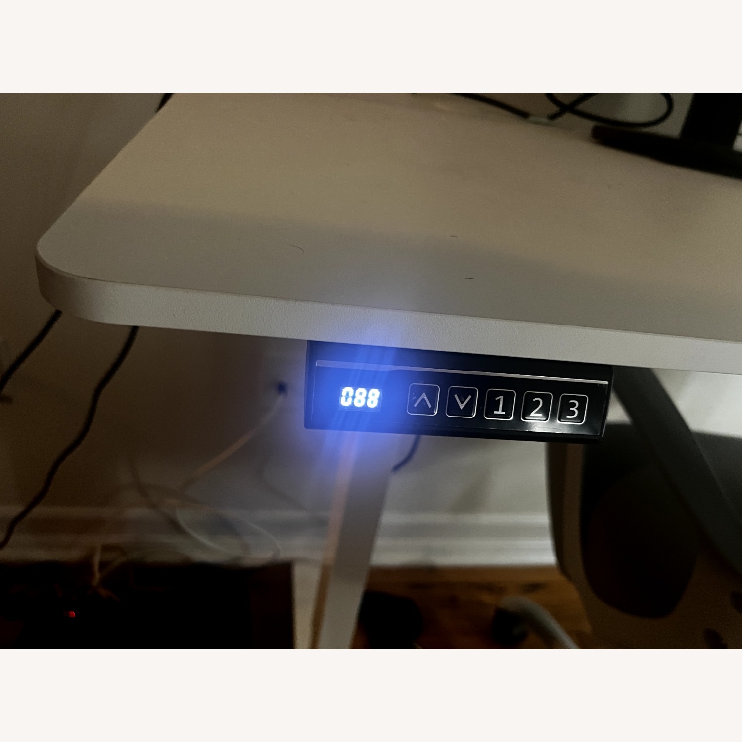 Wayfair White Standing & Height-Adjustable Desk - image-1