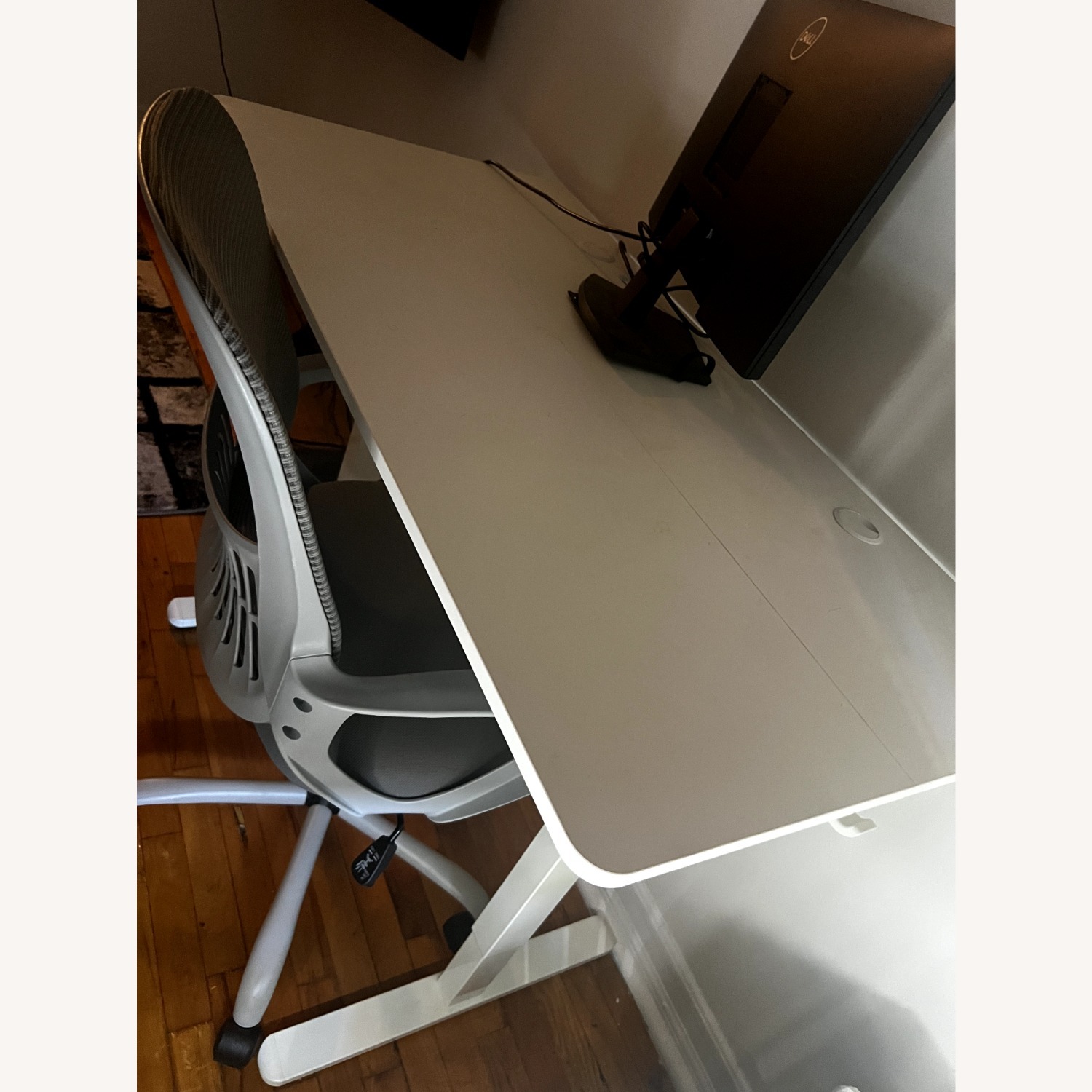Wayfair White Standing & Height-Adjustable Desk - image-2