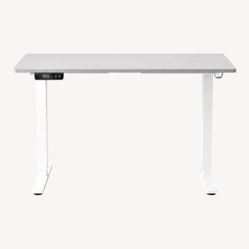 Used Wayfair White Standing & Height-Adjustable Desk for sale on AptDeco