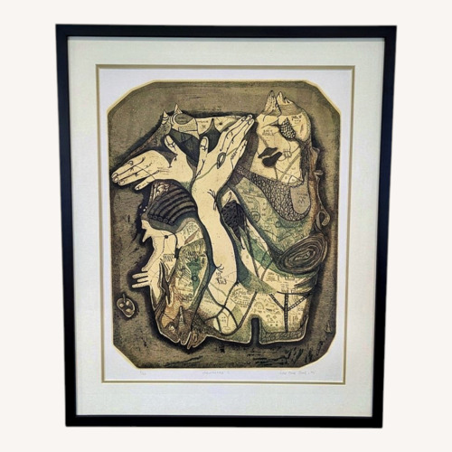 Used Framed Limited Edition Surreal Abstract for sale on AptDeco