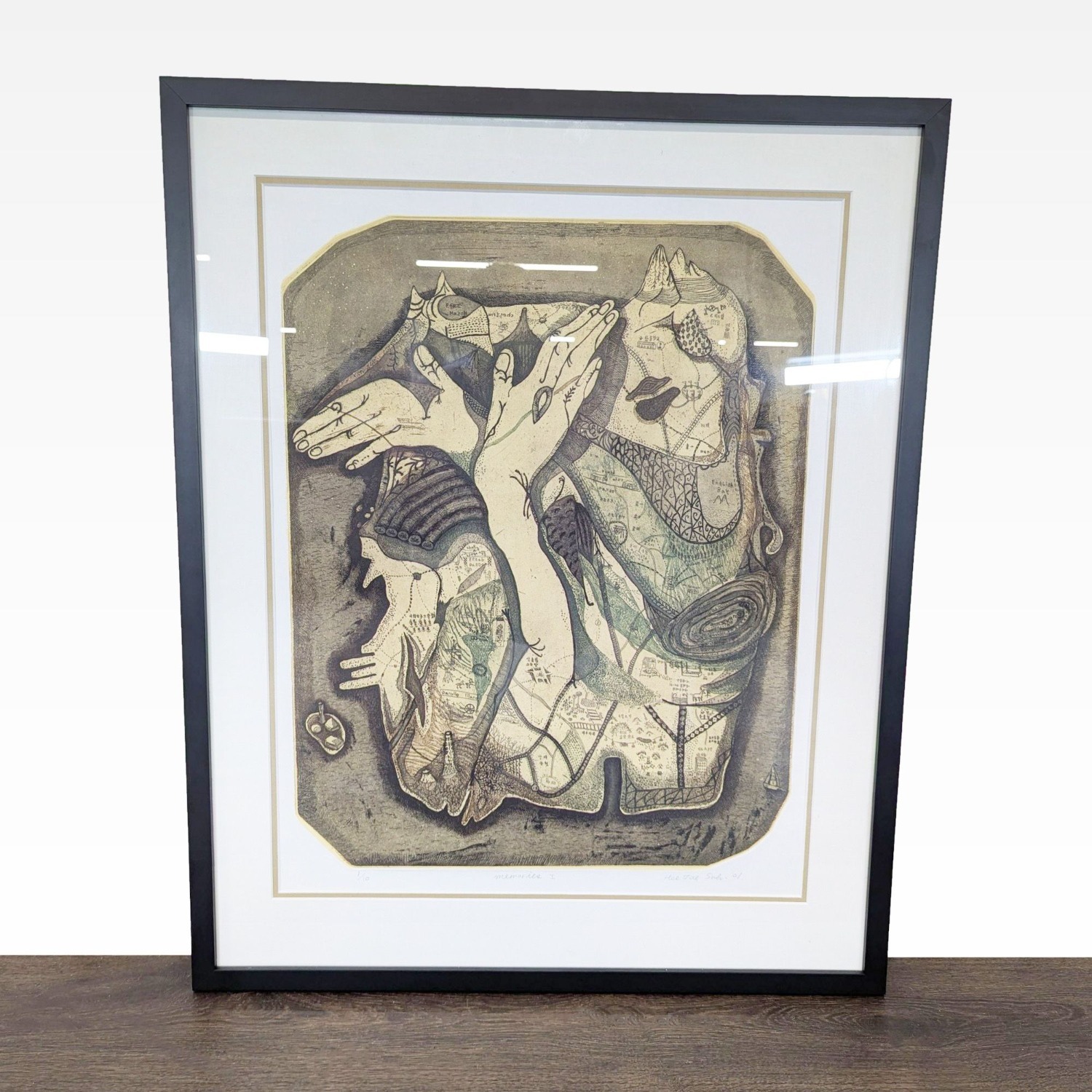 Framed Limited Edition Surreal Abstract - image-3