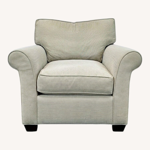 Used Comfy Lounge Chair with Matching Ottoman  for sale on AptDeco