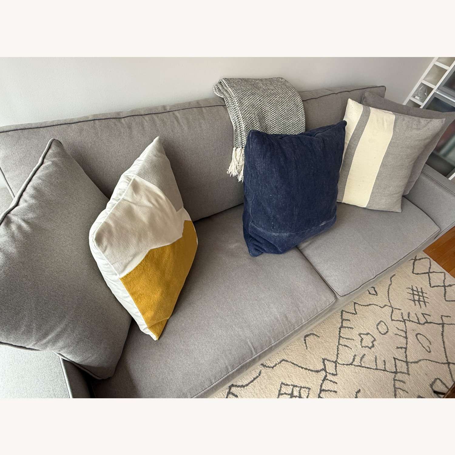 Room & Board Light Gray 3 Seater Sofa - image-2