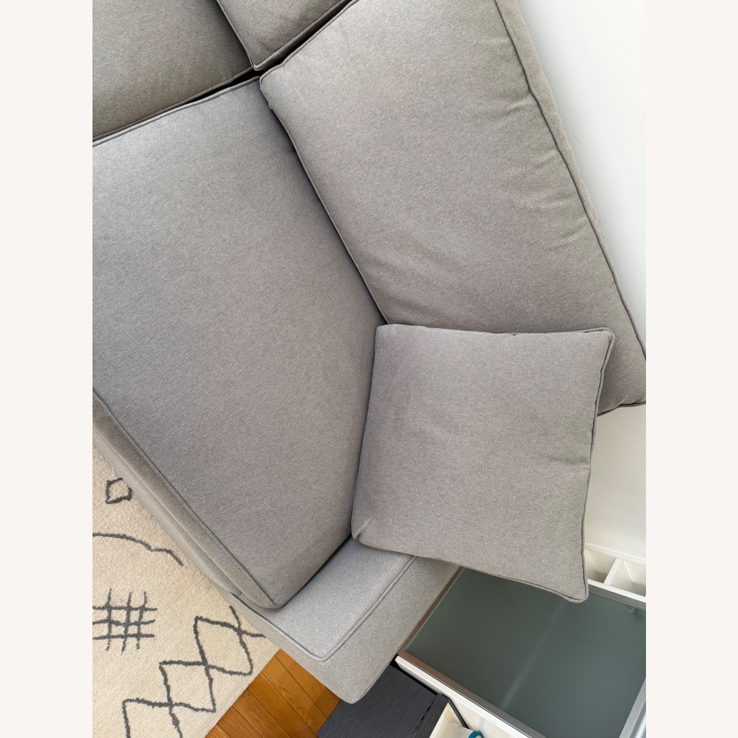 Room & Board Light Gray 3 Seater Sofa - image-8
