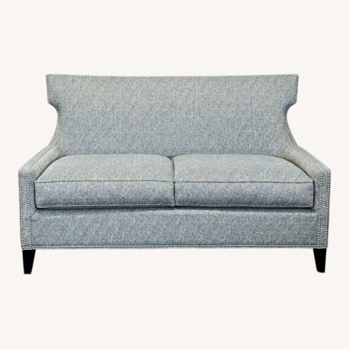 Used Thomasville Modern Grey Upholstered Loveseat  for sale on AptDeco