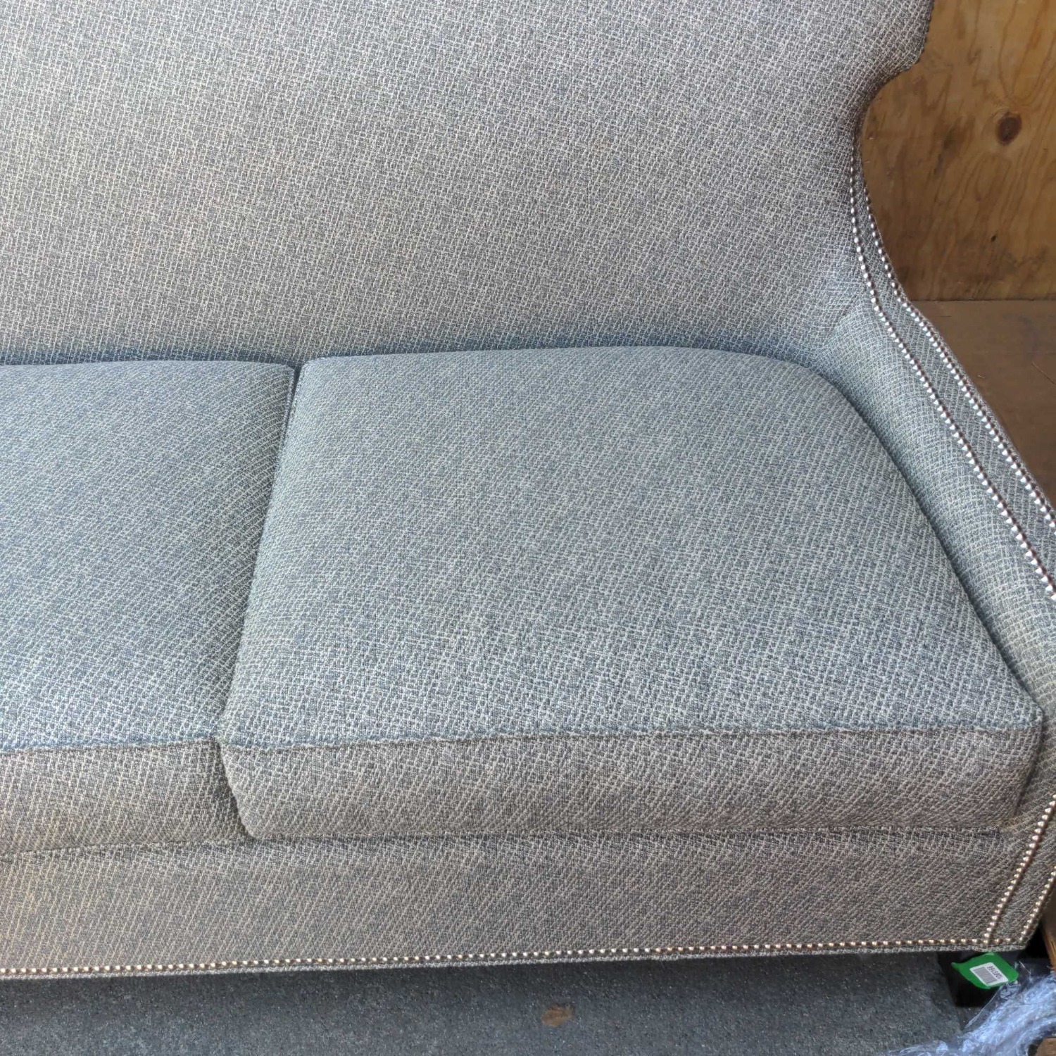 Thomasville Modern Grey Upholstered Loveseat  - image-7