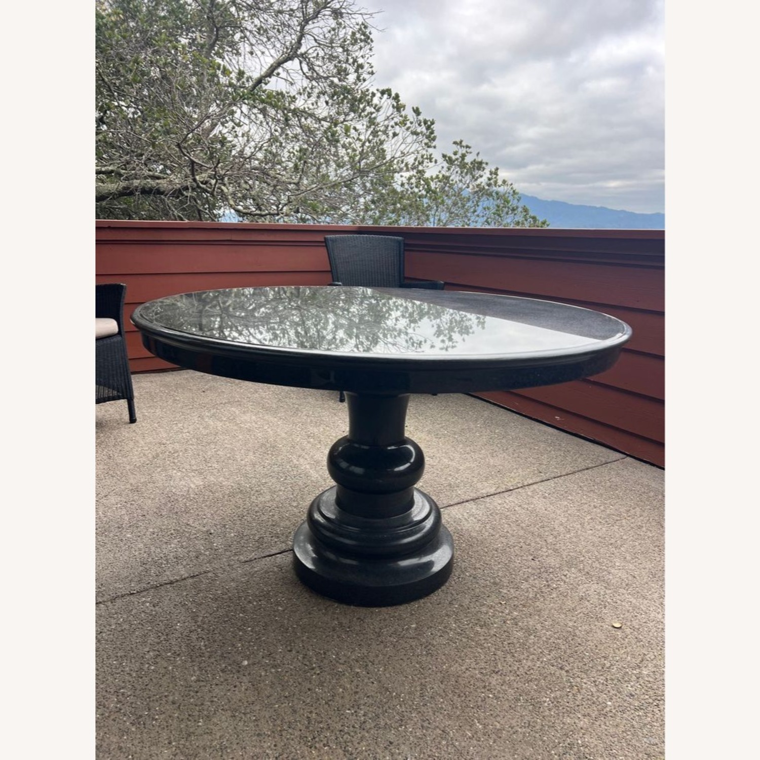 Outdoor Black Granite Table - image-2