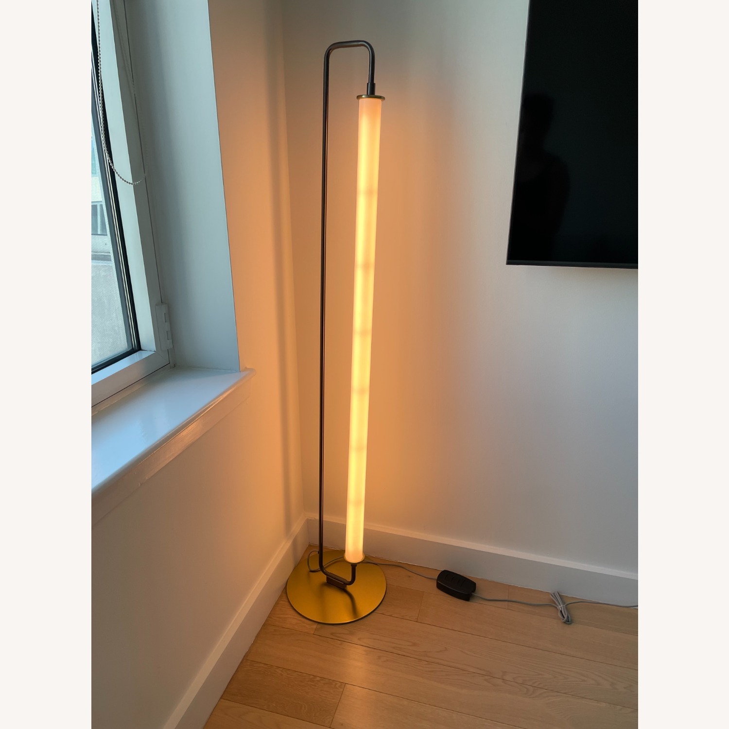 West Elm Brass & Bronze Floor Lamp - image-2