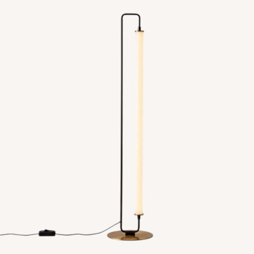 Used West Elm Brass & Bronze Floor Lamp for sale on AptDeco