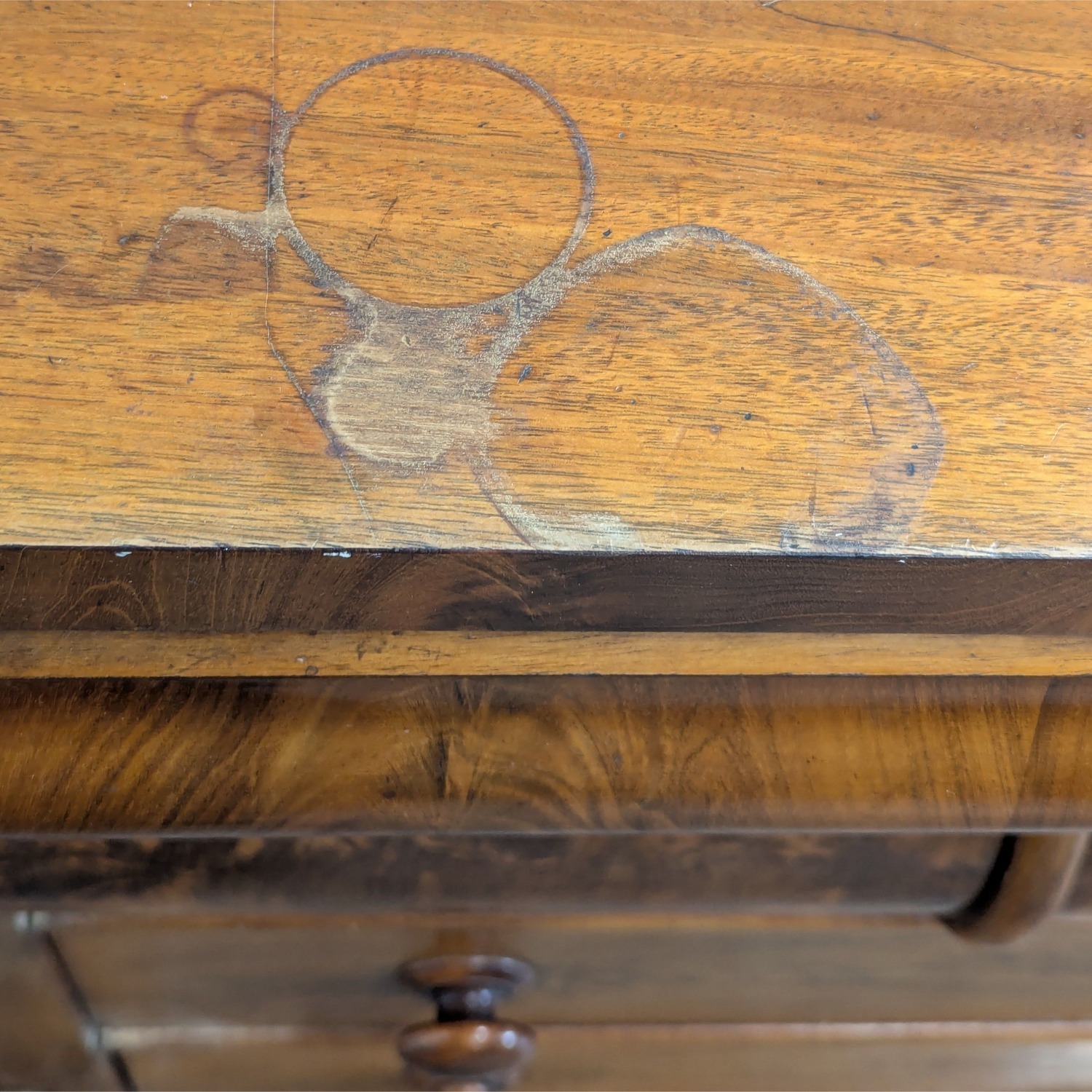 Antique American Empire Flame Dresser  - image-1