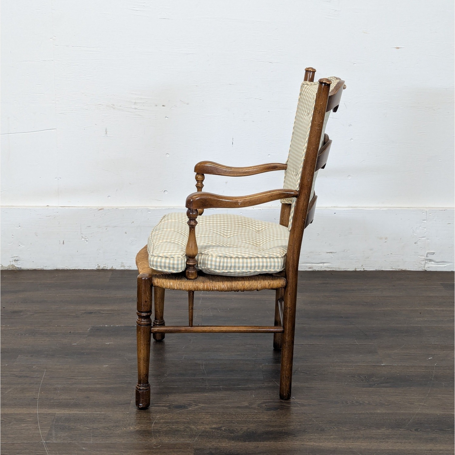 Ladderback Dining Armchair with Rush Seat	 - image-3