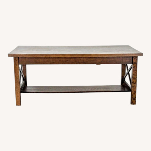 Used One Drawer Oak Dining Table for sale on AptDeco