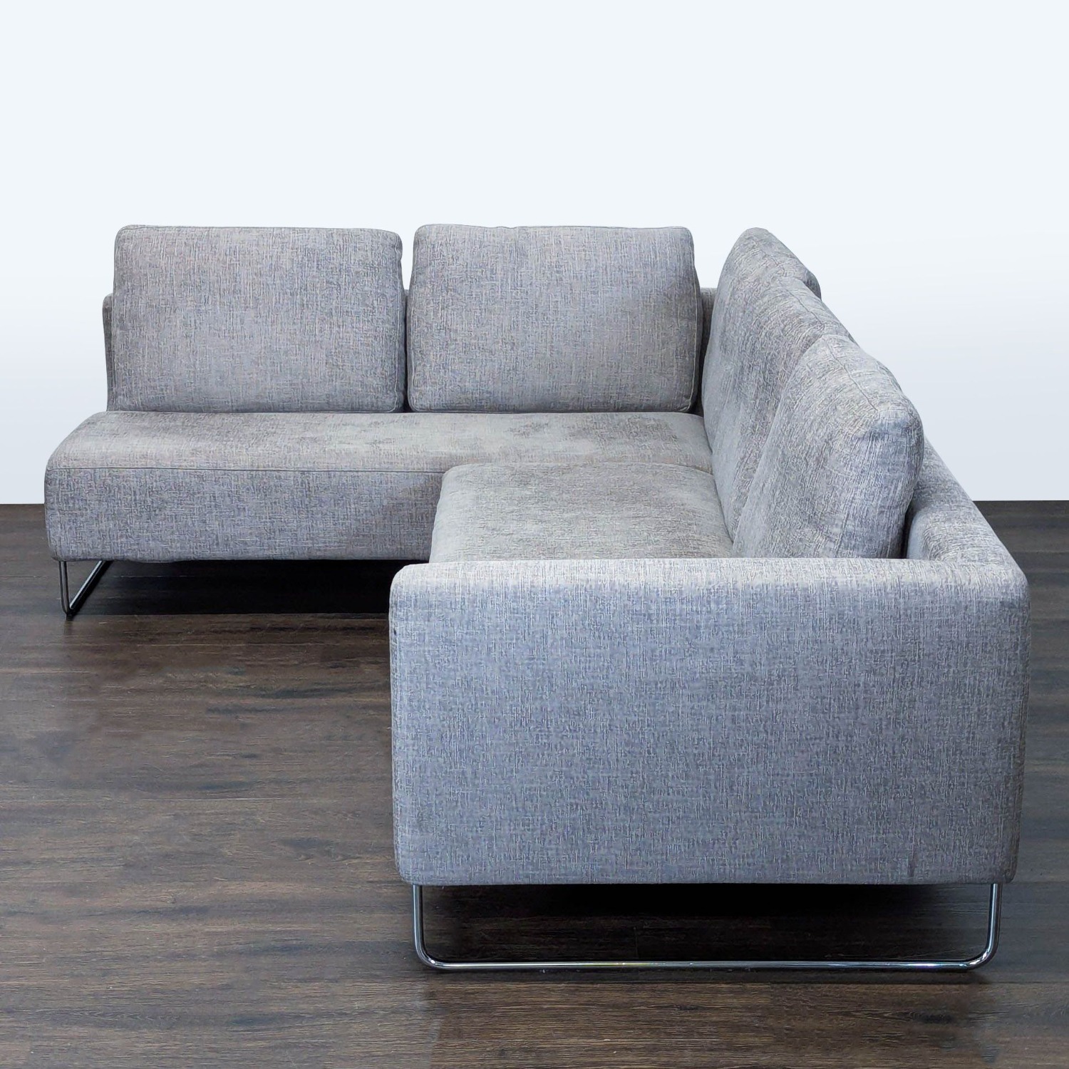 Benson Canyan Modern Gray Sectional Sofa  - image-3