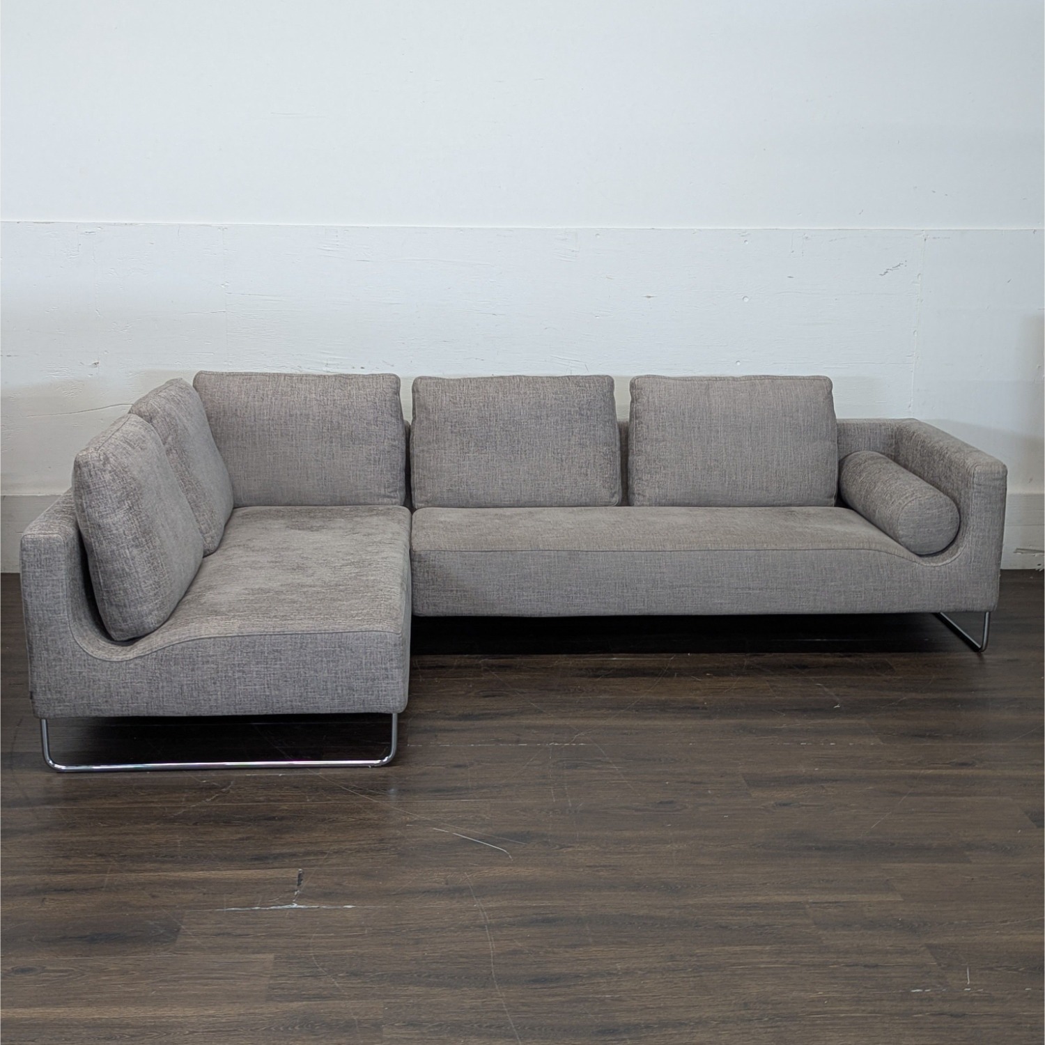 Benson Canyan Modern Gray Sectional Sofa  - image-1