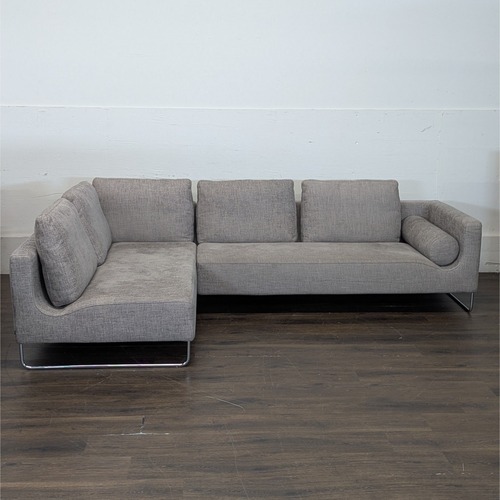 Used Benson Canyan Modern Gray Sectional Sofa  for sale on AptDeco