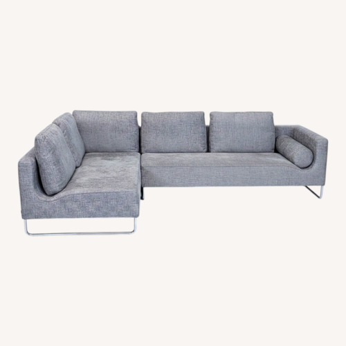Used Benson Canyan Modern Gray Sectional Sofa  for sale on AptDeco
