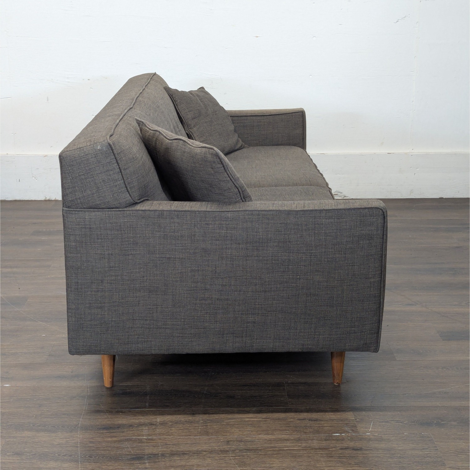 Modern Gray 3-Seat Sofa with Cushions	 - image-6