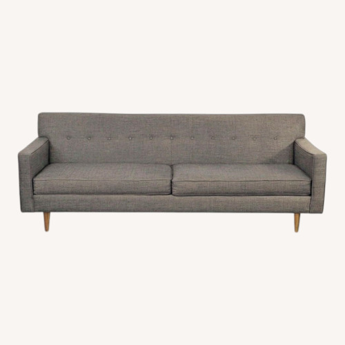 Used Modern Gray 3-Seat Sofa with Cushions	 for sale on AptDeco