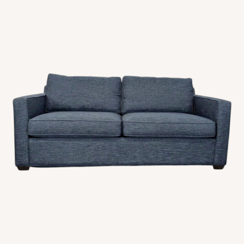 Used Crate & Barrel Davis Modern Blue Sleeper Sofa  for sale on AptDeco
