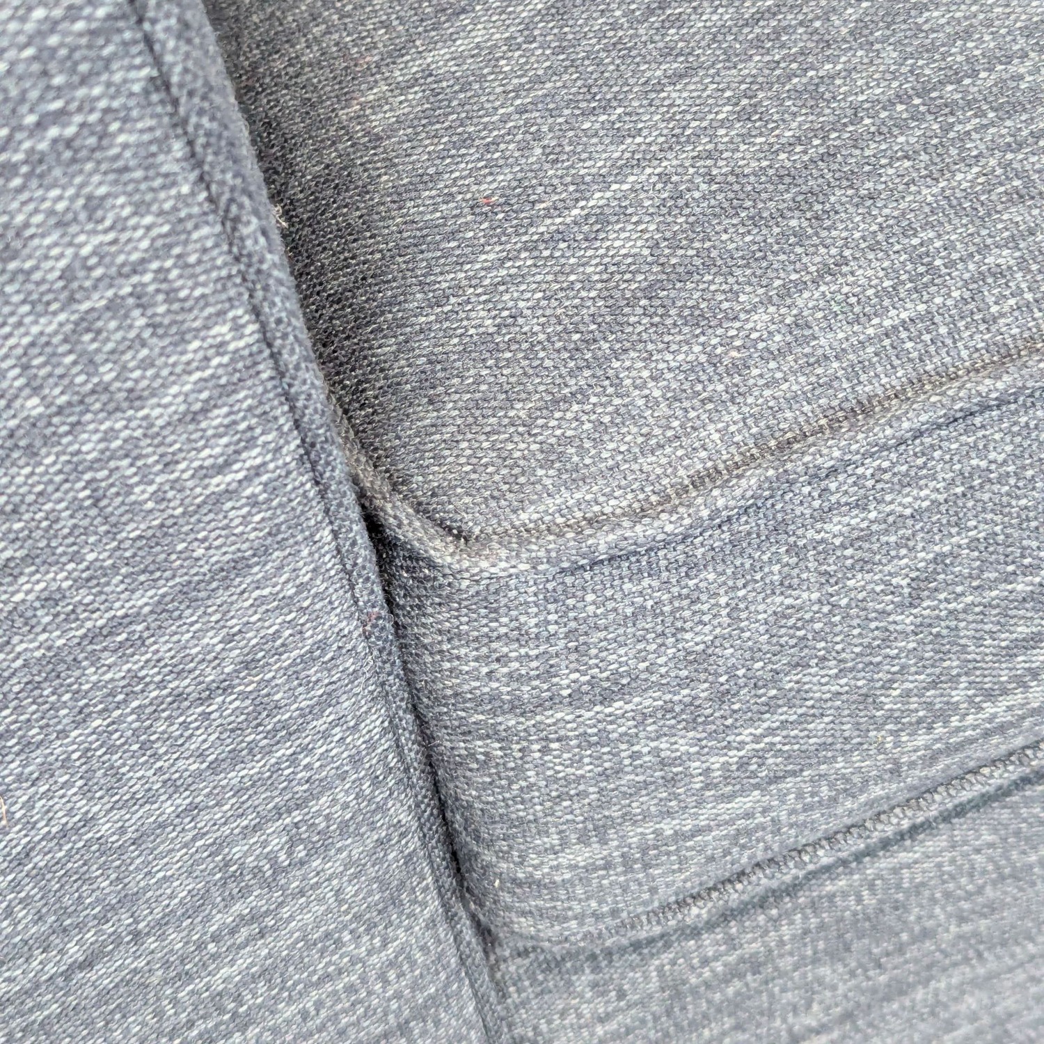 Crate & Barrel Davis Modern Blue Sleeper Sofa  - image-2