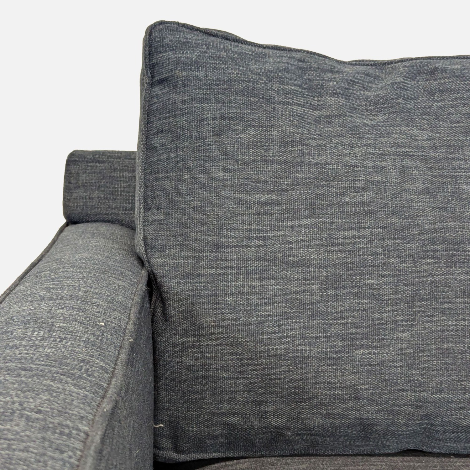 Crate & Barrel Davis Modern Blue Sleeper Sofa  - image-8