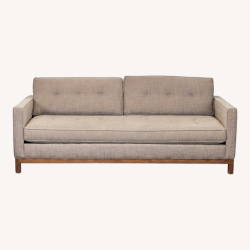 Used Modern Sleeper Sofa with Wooden Base  for sale on AptDeco