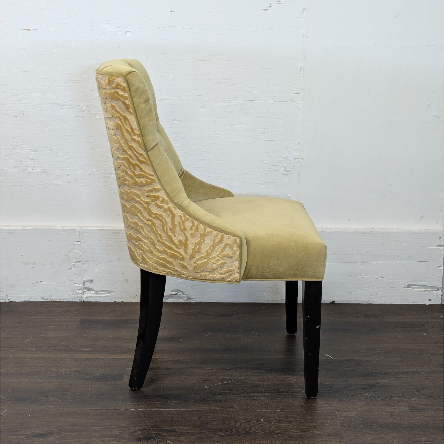 Button Tufted Dining Chair - image-2