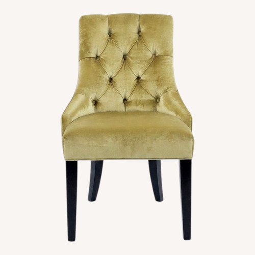 Used Button Tufted Dining Chair for sale on AptDeco