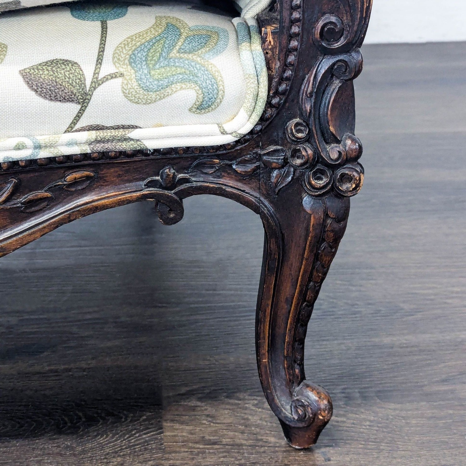 Victorian Rococo Berg√®re Lounge Chair - image-3