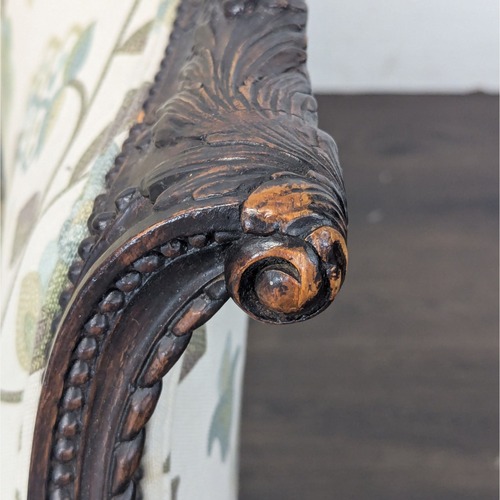 Used Victorian Rococo Bergère Lounge Chair for sale on AptDeco