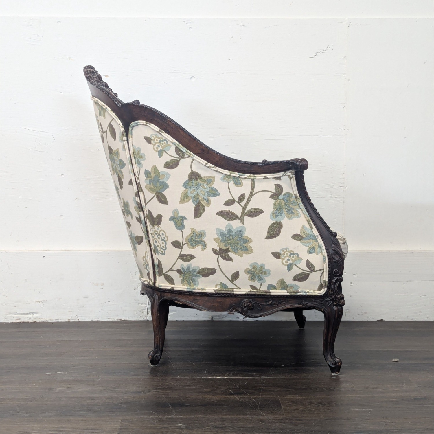 Victorian Rococo Berg√®re Lounge Chair - image-2