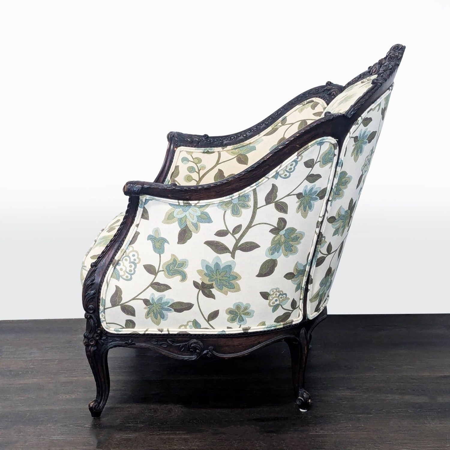 Victorian Rococo Berg√®re Lounge Chair - image-4