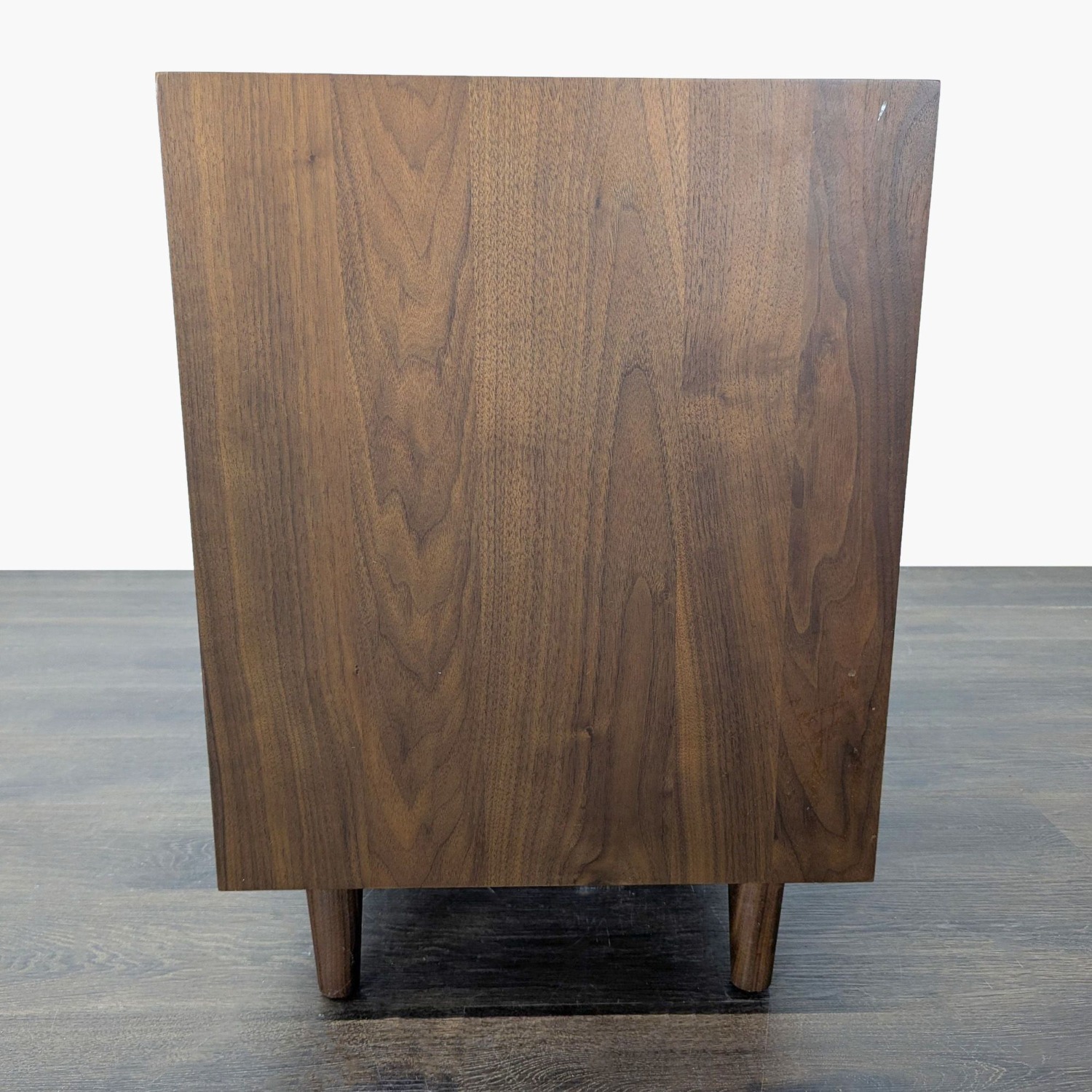 Crate & Barrel Tate Mid-Century Modern Two Drawer Nightstand - image-3