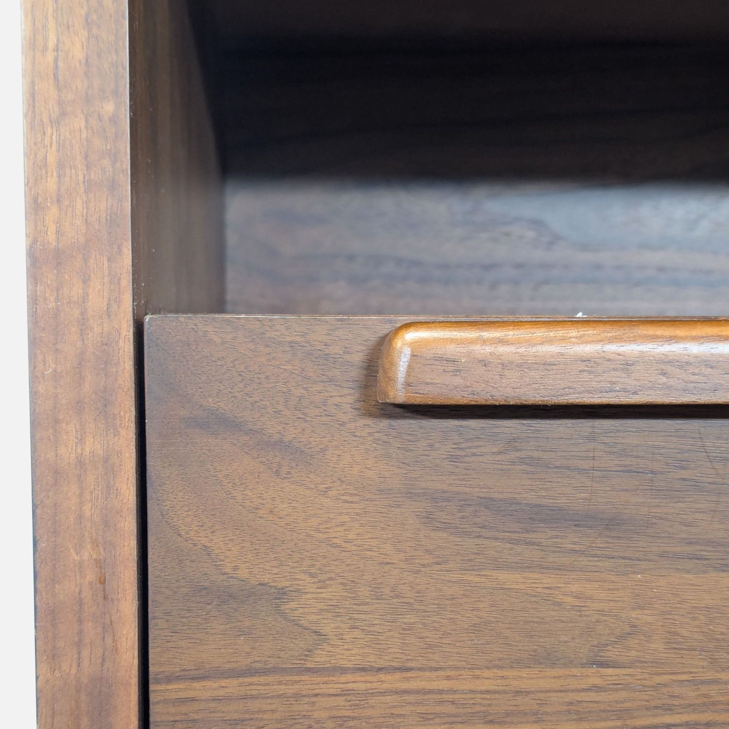 Crate & Barrel Tate Mid-Century Modern Two Drawer Nightstand - image-4