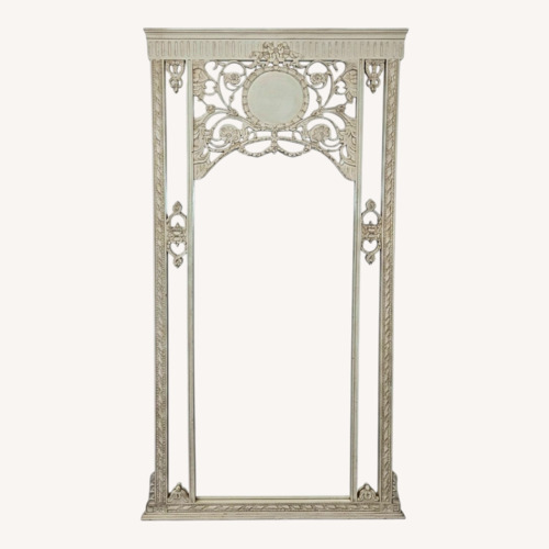 Used Monumental European Antique Carved Mirror	 for sale on AptDeco