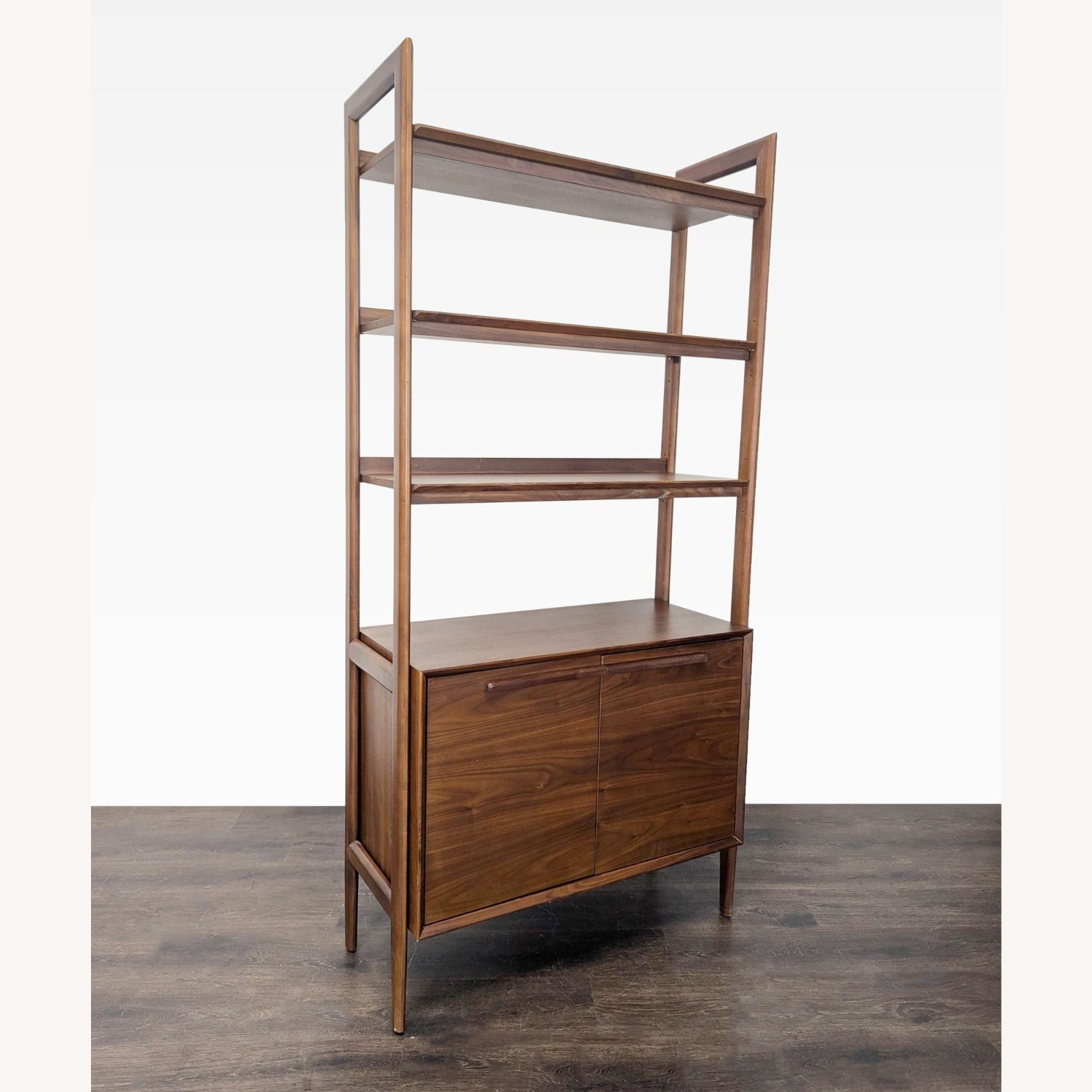 Crate & Barrel Tate Modern Walnut Bookshelf   - image-5