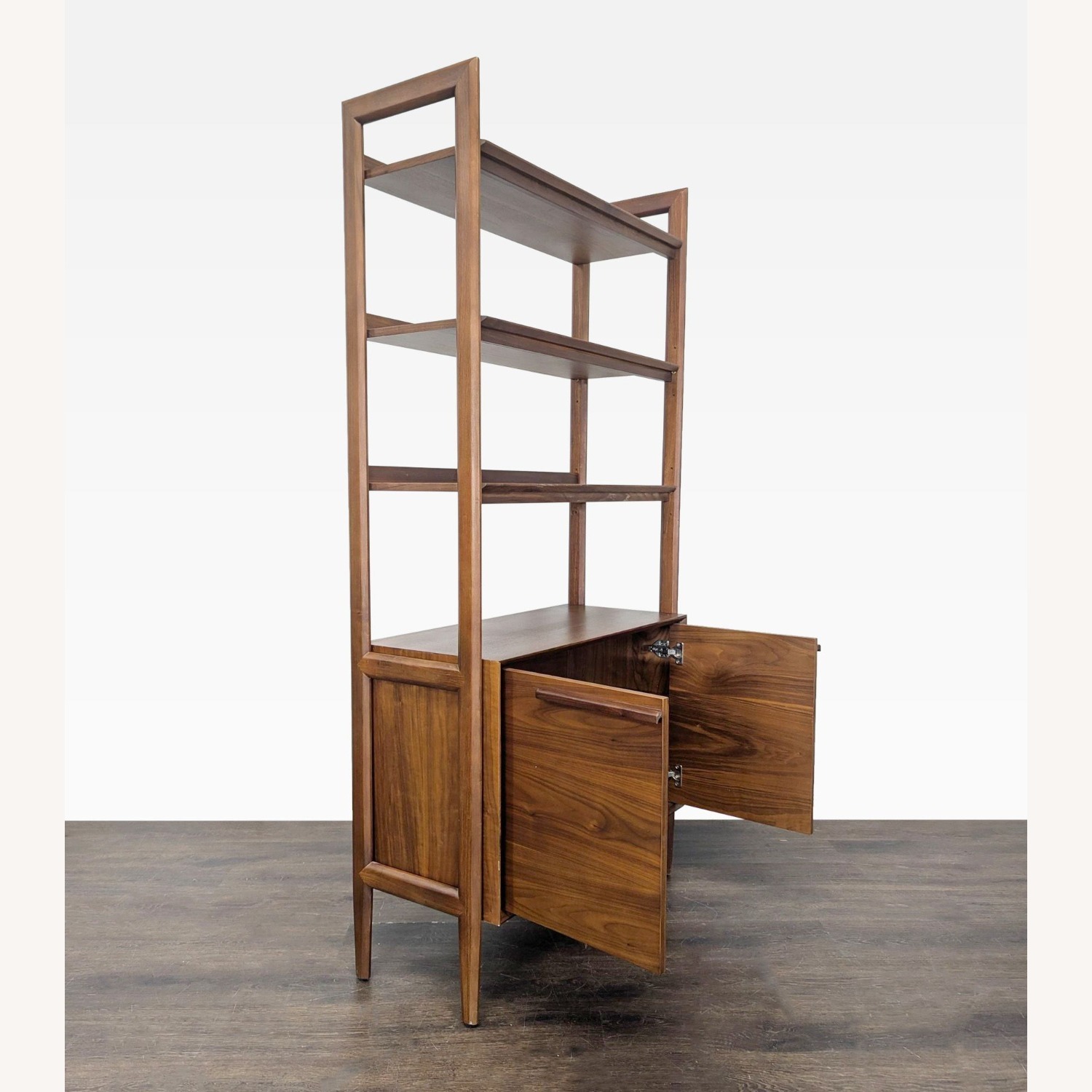 Crate & Barrel Tate Modern Walnut Bookshelf   - image-8