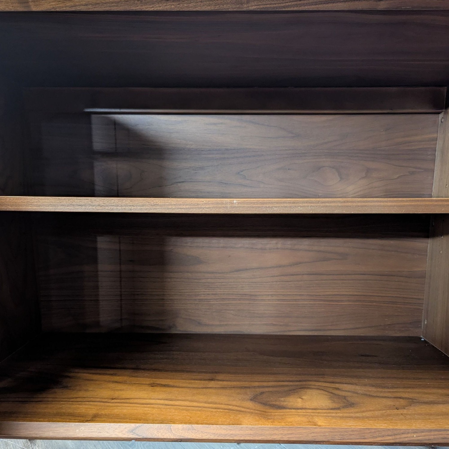 Crate & Barrel Tate Modern Walnut Bookshelf   - image-1