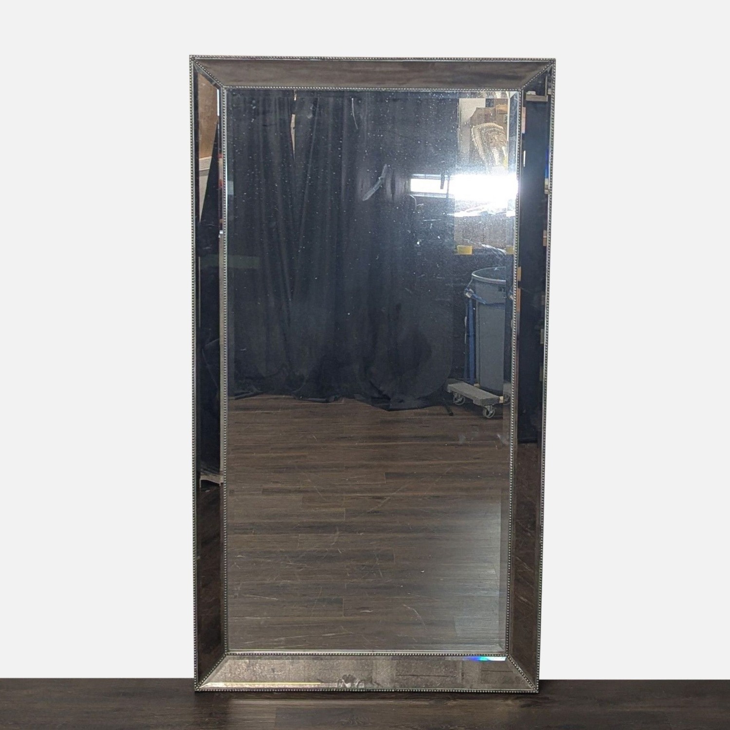 Floor Mirror with Beveled Glass Frame  - image-4