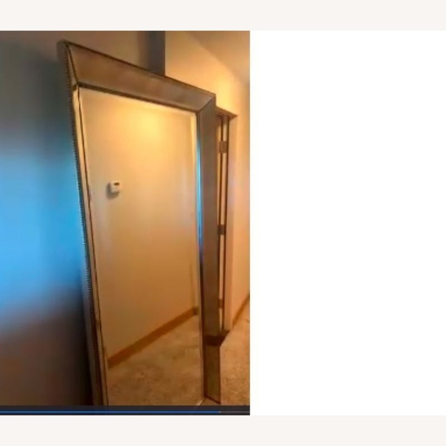 Floor Mirror with Beveled Glass Frame  - image-2