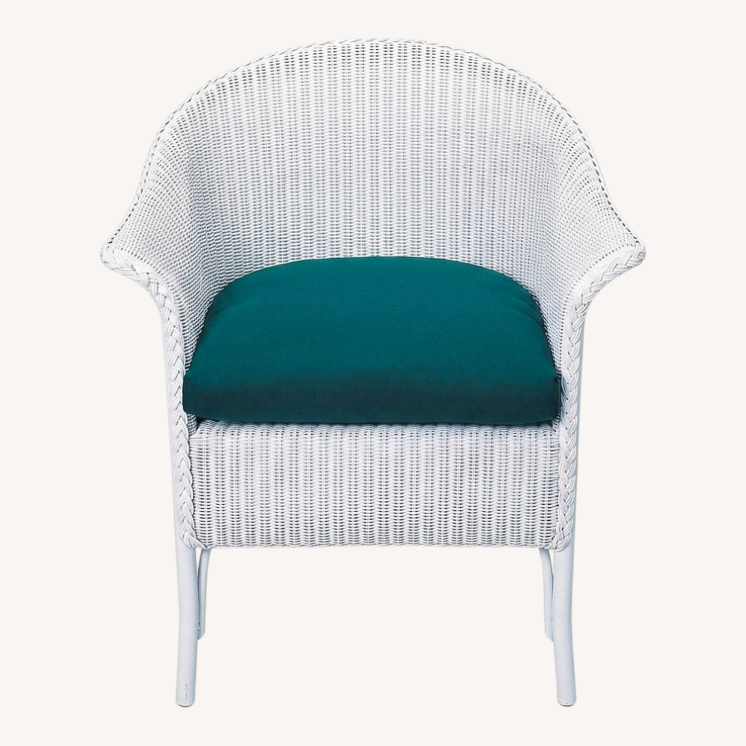 Lloyd Flanders White Wicker Patio Furniture - image-0