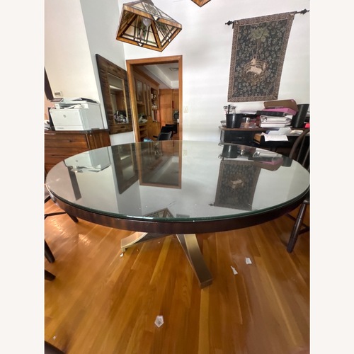 Used Ethan Allen Dark Brown Wood Dining Sets for sale on AptDeco