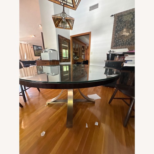 Used Ethan Allen Dark Brown Wood Dining Sets for sale on AptDeco
