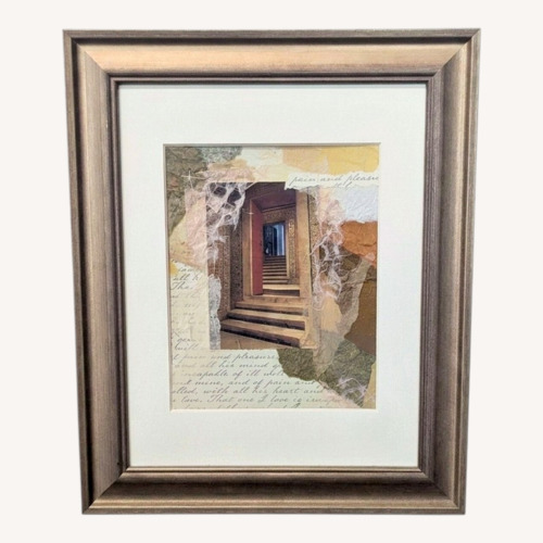 Used Layered Stairways Collage Framed Print  for sale on AptDeco