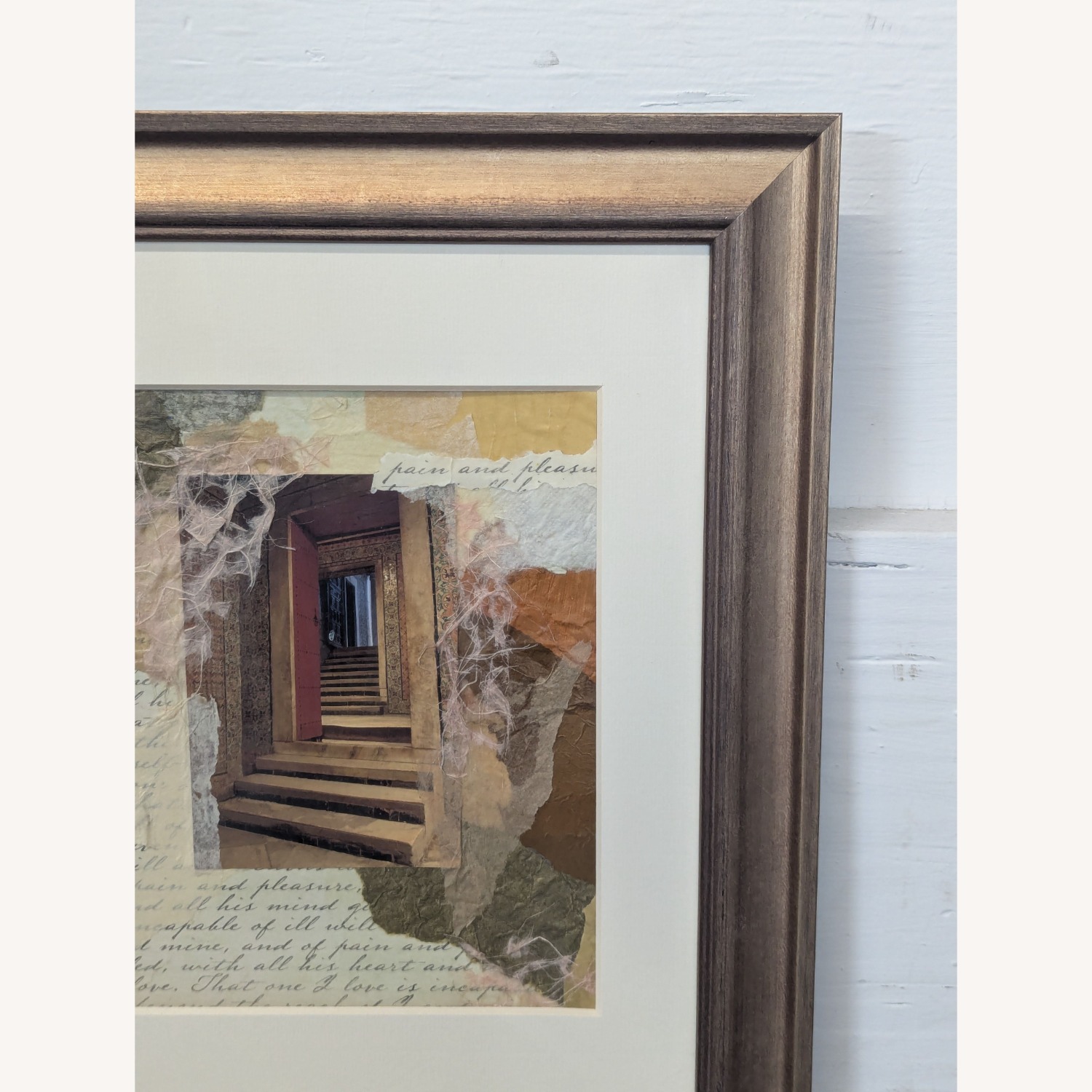 Layered Stairways Collage Framed Print - image-4