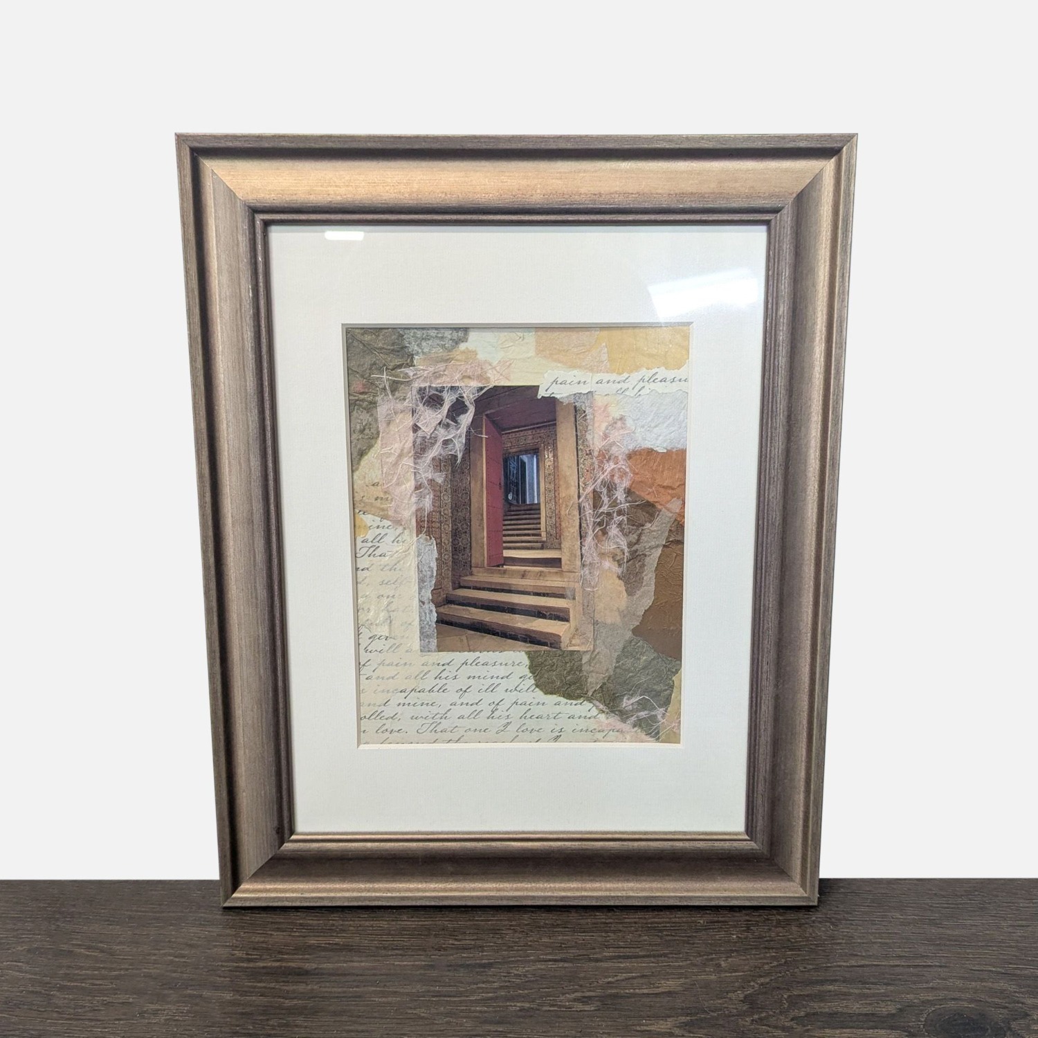 Layered Stairways Collage Framed Print - image-3