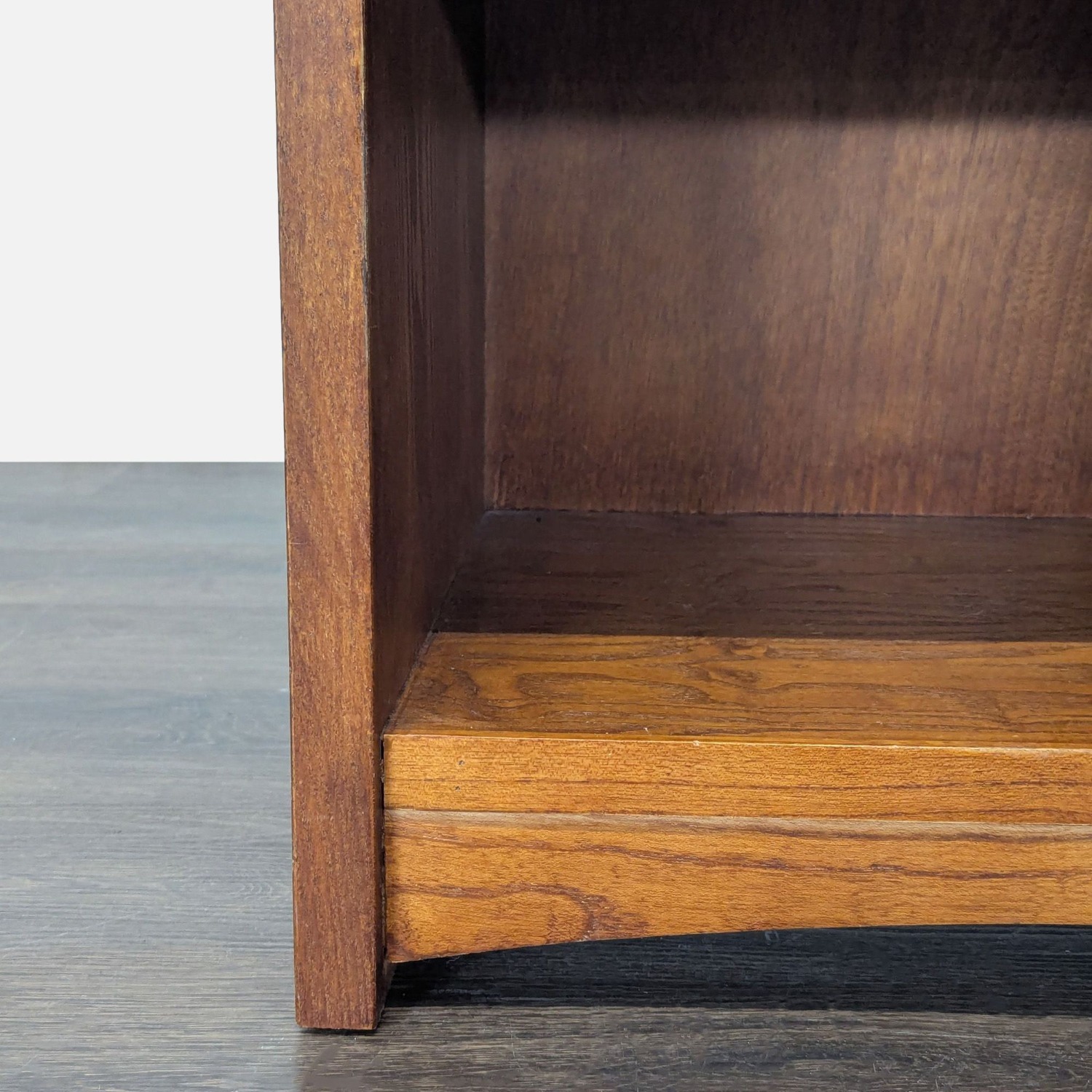 Craftsman Style One Drawer Wood Nightstand  - image-5