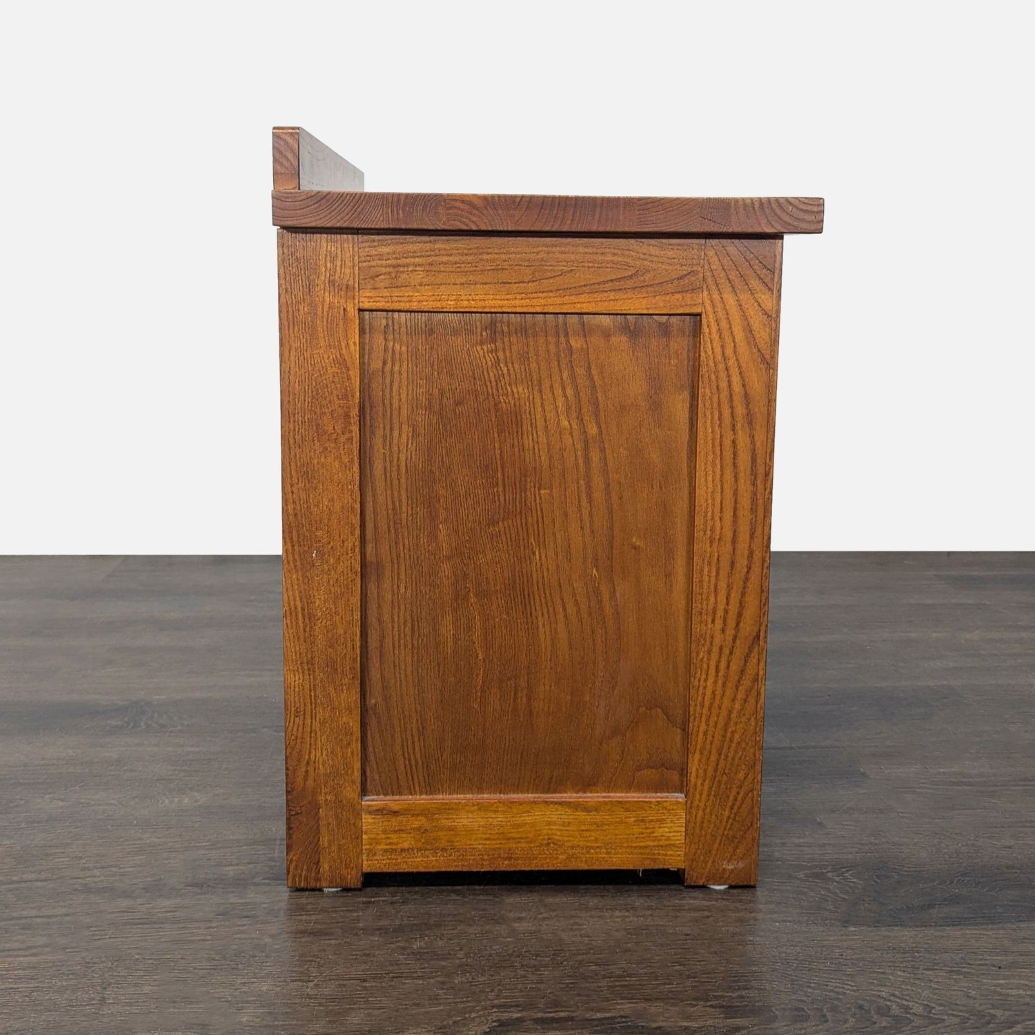 Craftsman Style One Drawer Wood Nightstand  - image-3