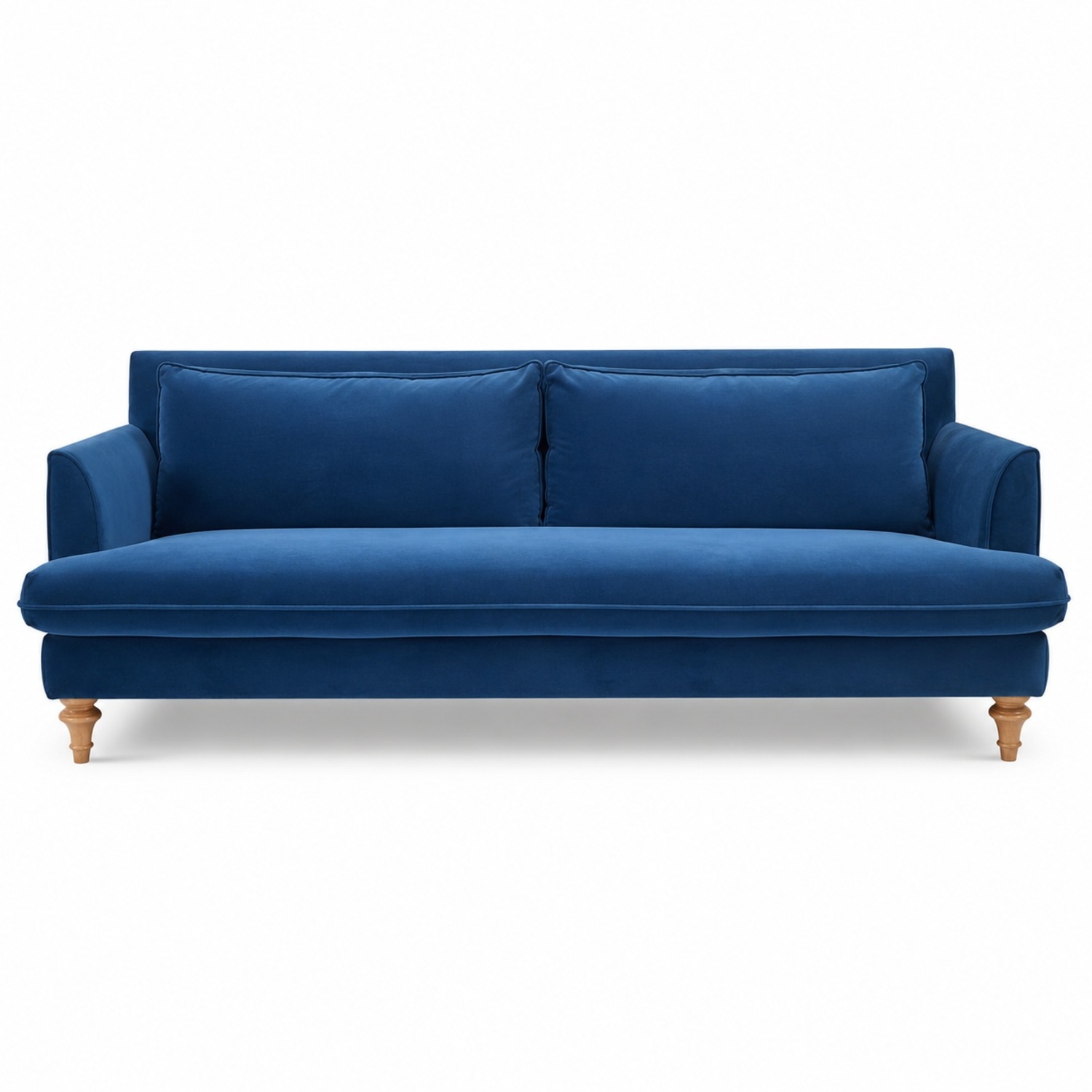 Apt2b Blue Fabric 3+ Seater Sofa - image-6